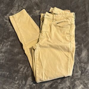 American Eagle size 14 long khaki jeggings